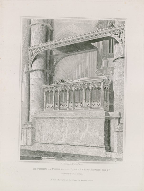Monument til dronning Philippa av Edward Blore