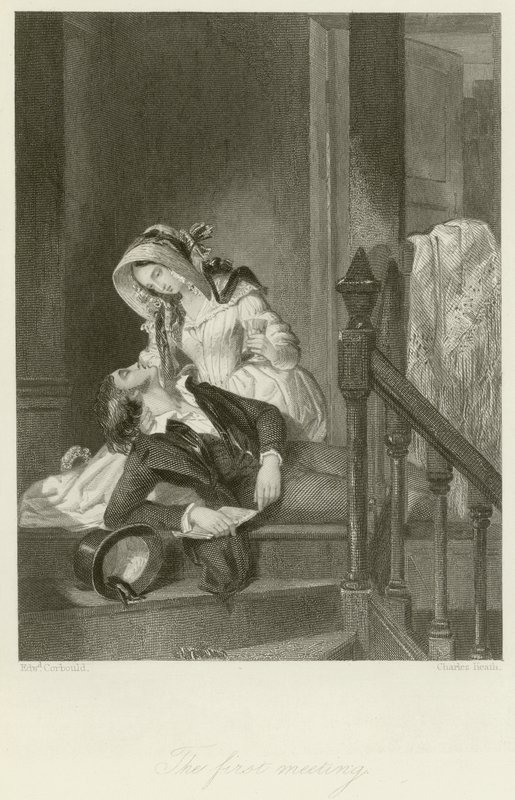 Det første møtet av Edward Henry Corbould