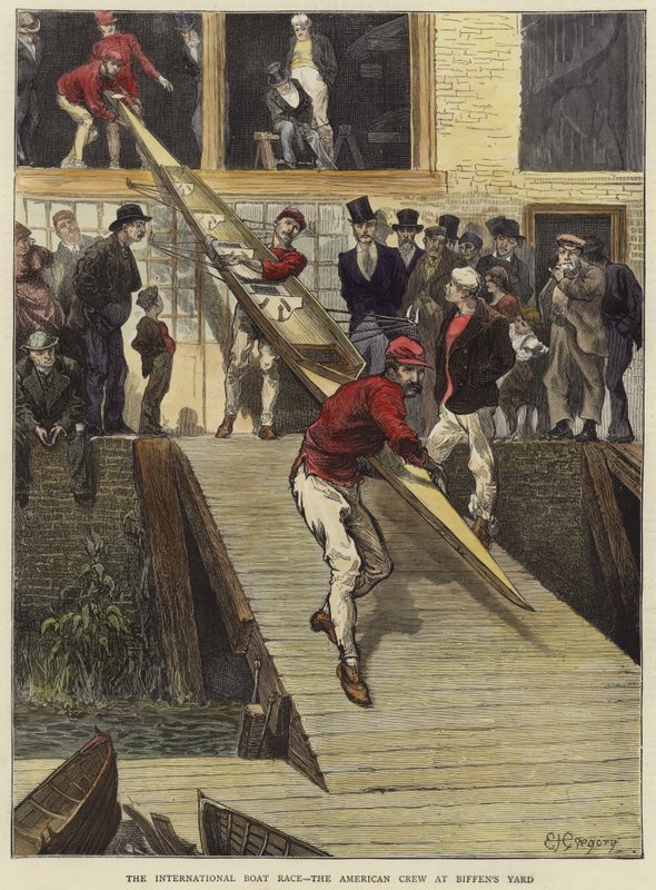 Det internasjonale båtkappløpet av Edward John Gregory