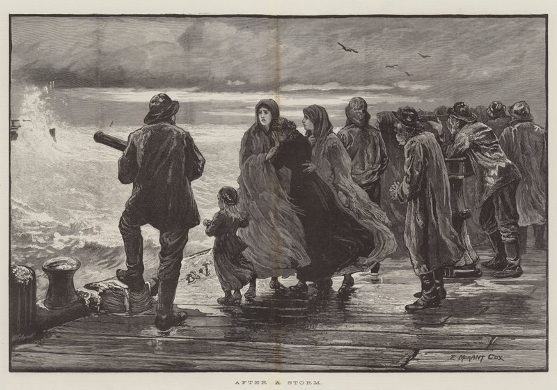 Etter en storm av Edward Morant Cox