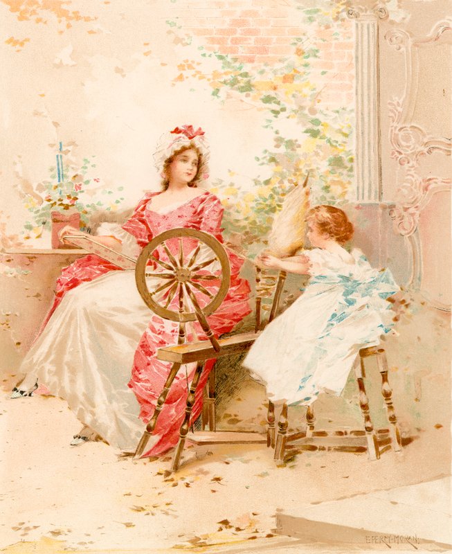 Lære å spinne av Edward Percy Moran