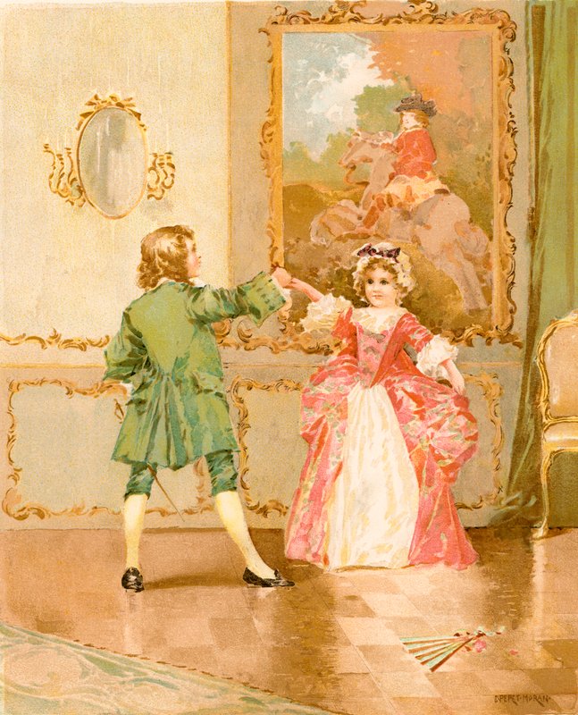 Menuetten av Edward Percy Moran