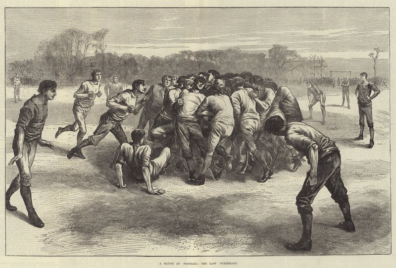 A Match at Football, the Last Scrimmage av Edwin Buckman