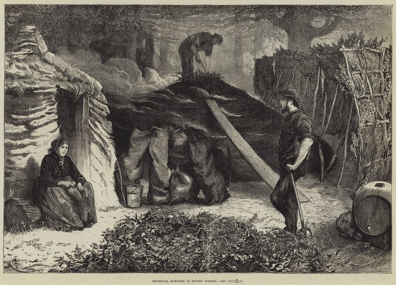 Kullbrennere i Epping Forest av Edwin Buckman