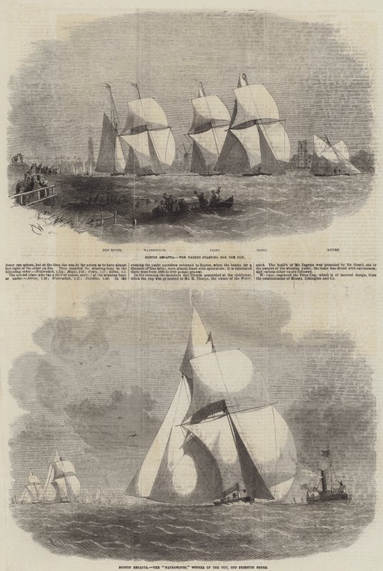 Boston Yacht Club Regatta av Edwin Weedon
