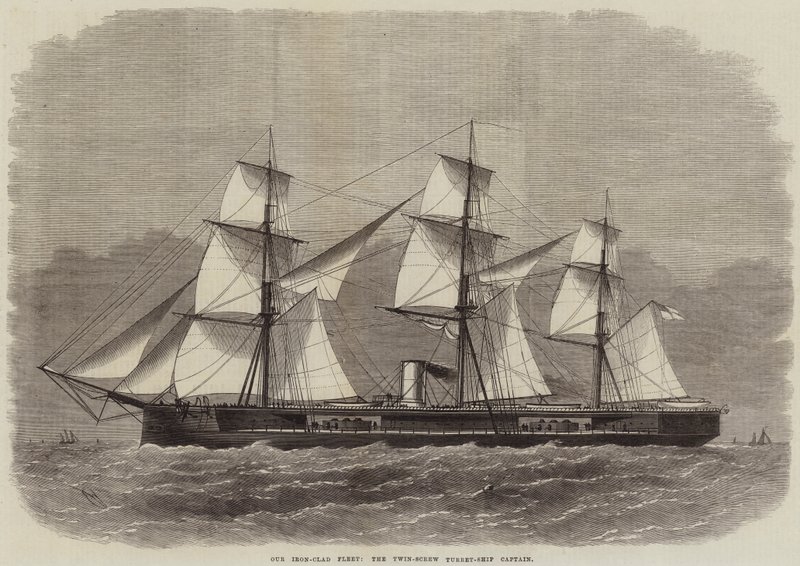 Vår jernkledde flåte, Twin-Screw Turret-Ship Captain av Edwin Weedon
