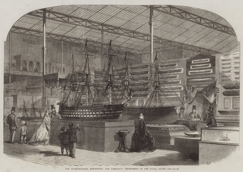 Den internasjonale utstillingen, admiralitetsavdelingen til sjødomstolen av Edwin Weedon