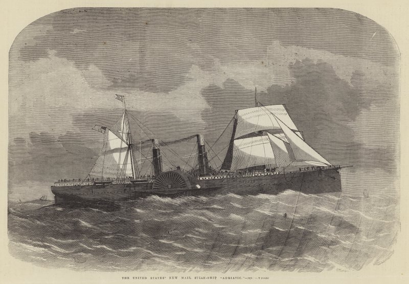 USAs New Mail Steam-Ship Adriatic av Edwin Weedon
