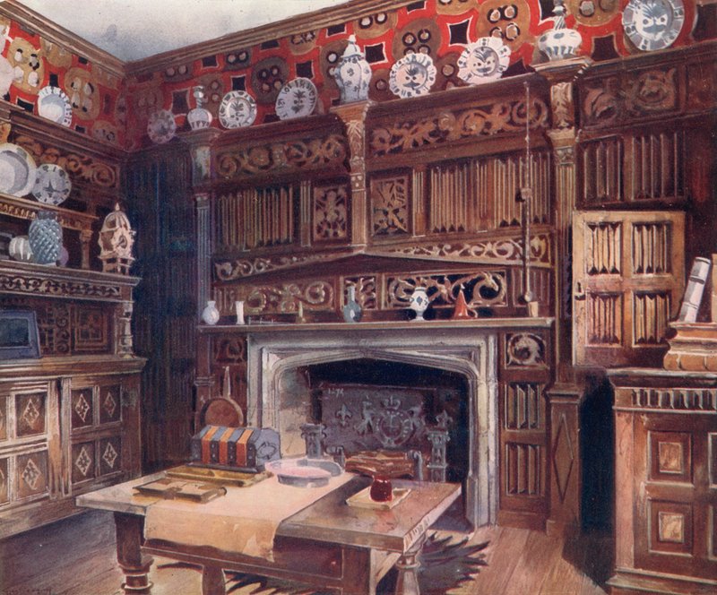 Panelstudien på Groombridge Place av Edwin John Foley