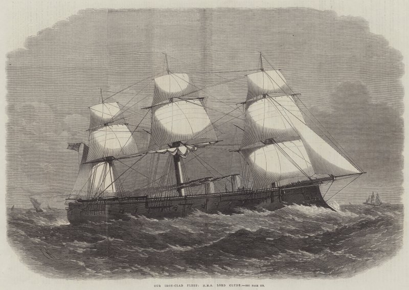 Vår jernkledde flåte, HMS Lord Clyde av Edwin Weedon