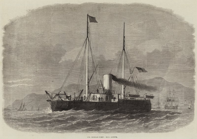 Vår jernbelagte flåte, HMS Hotspur av Edwin Weedon