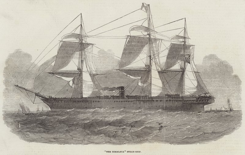 Himalaya dampskip av Edwin Weedon