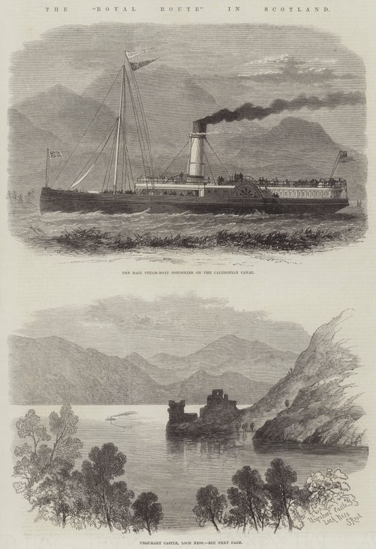 Royal Route i Skottland av Edwin Weedon