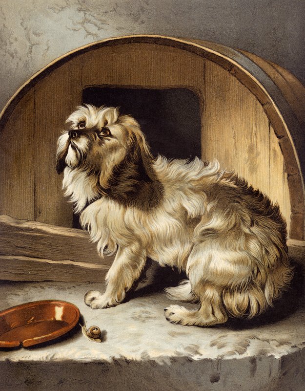 Ingenting er som hjemme av Edwin after Landseer