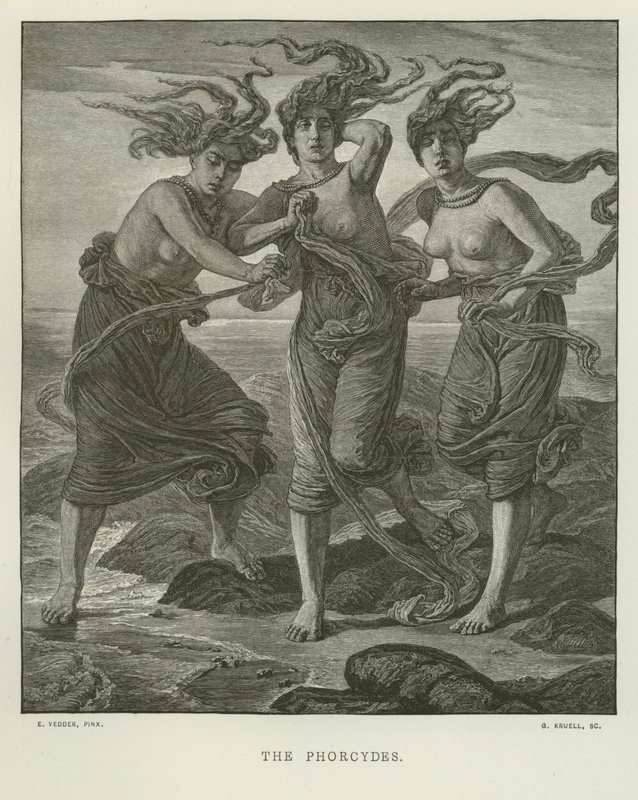The Phorcydes (gravering) av Elihu Vedder