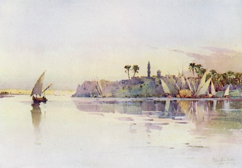 balinesisk (farge litho) av Ella Du Cane