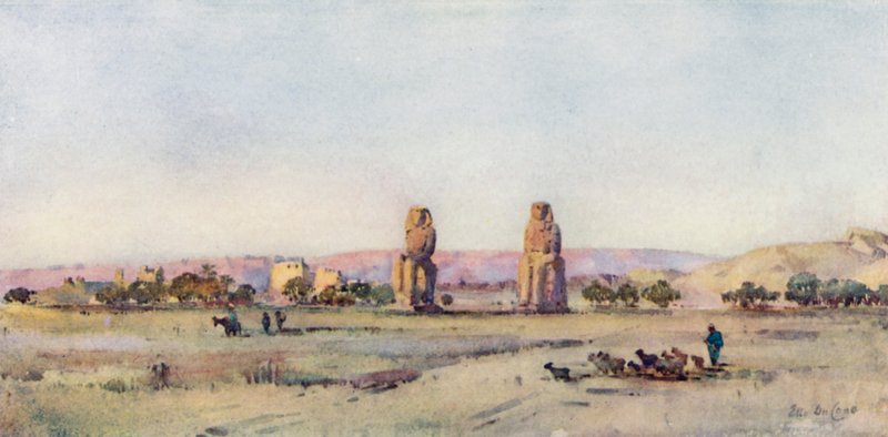 The Colossi (farge litho) av Ella Du Cane