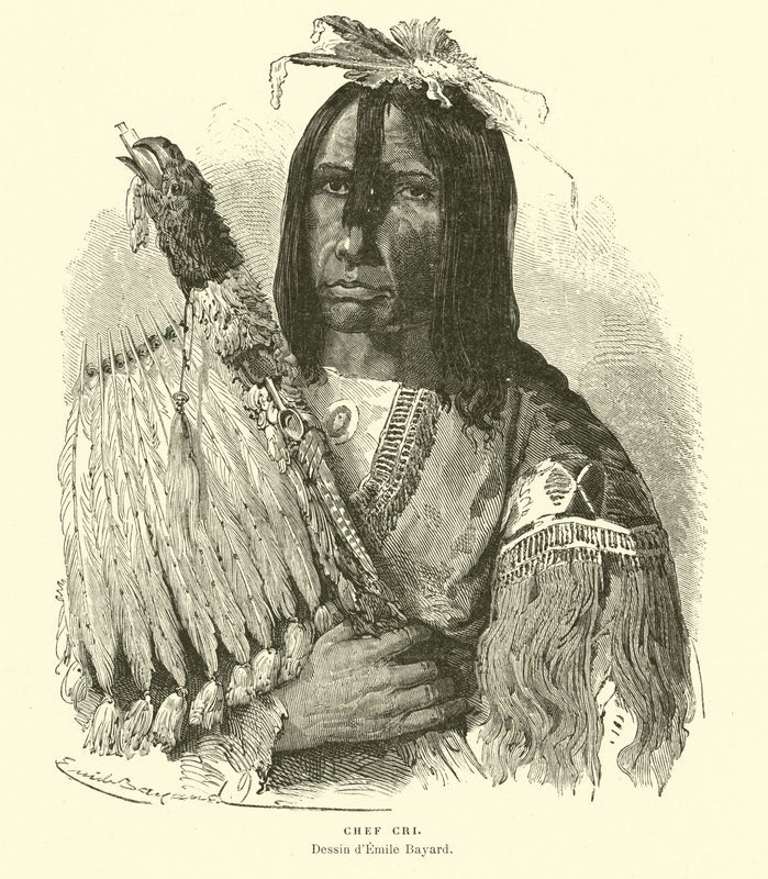 Cree-sjef av Emile Antoine Bayard