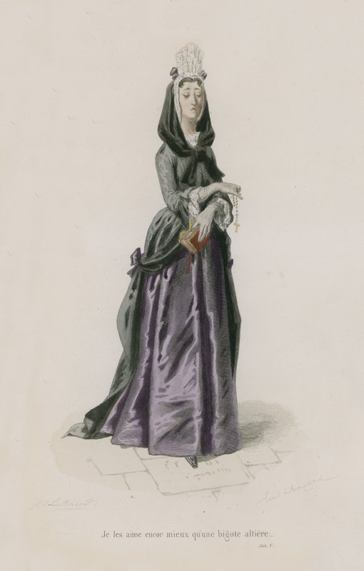 Kvinner, Satire X av Emile Antoine Bayard