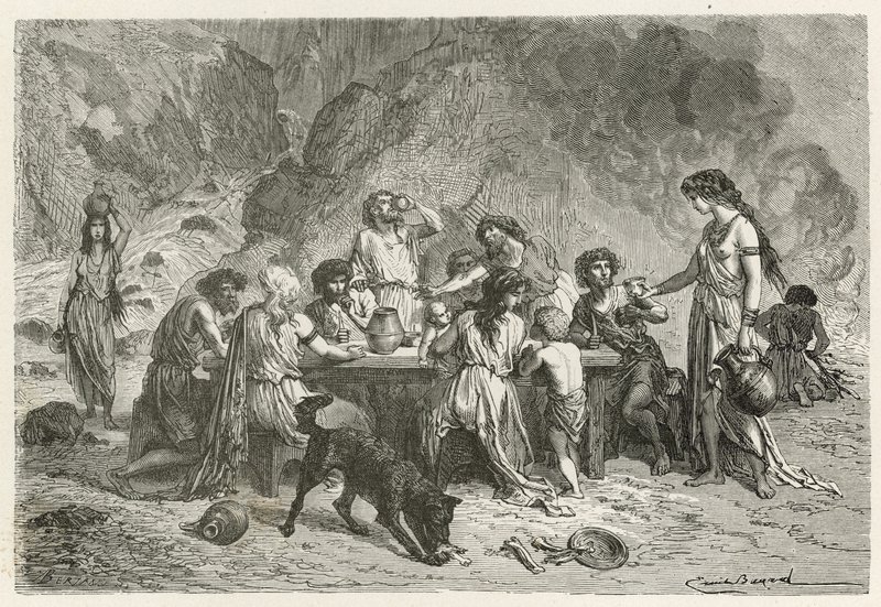 Et måltid i bronsealderen av Emile Antoine Bayard