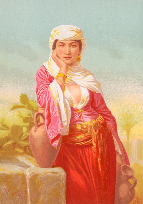 Kvinnen i Samaria av Emile Jean Horace Vernet