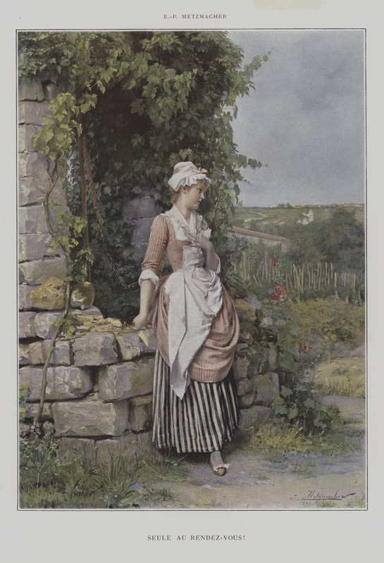Alene på møtet av Emile Pierre Metzmacher