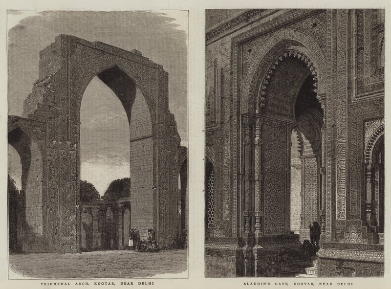 Utsikt i India av Emile Theodore Therond