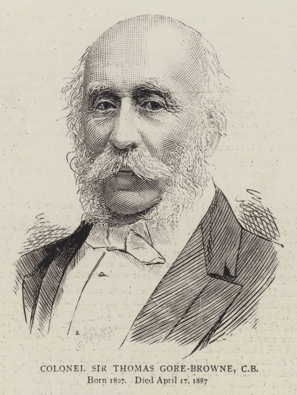 Oberst Sir Thomas Gore-Browne, CB av English School