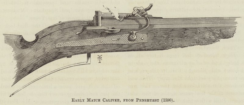Early Match Caliver, fra Penshurst (1590) av English School