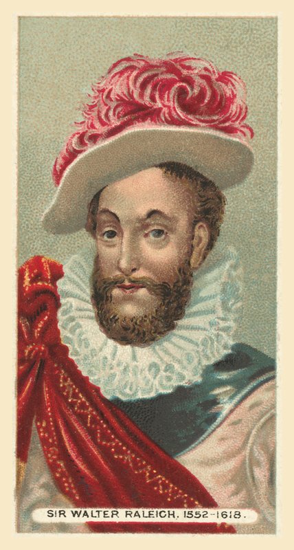 Sir Walter Raleigh, 1552-1618 av English School