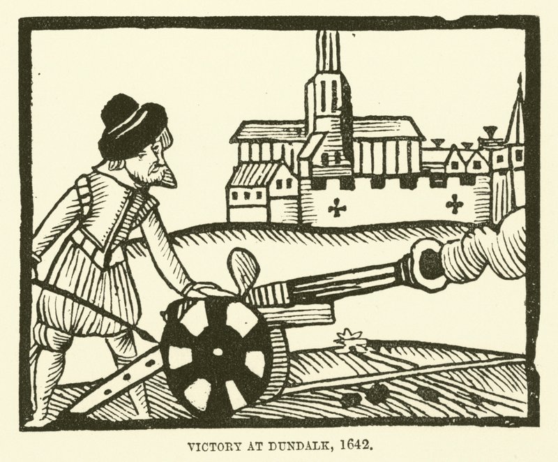 Seier ved Dundalk, 1642 av English School
