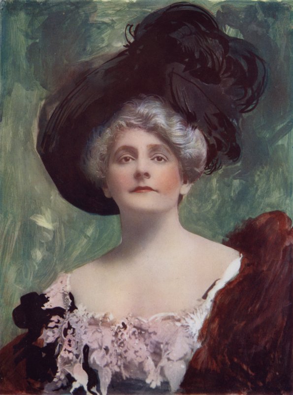 Mrs Cecil Raleigh i The Best of Friends (fargebilde) av English Photographer