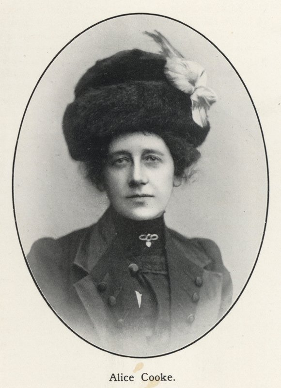 Alice Cooke (s/hvitt bilde) av English Photographer
