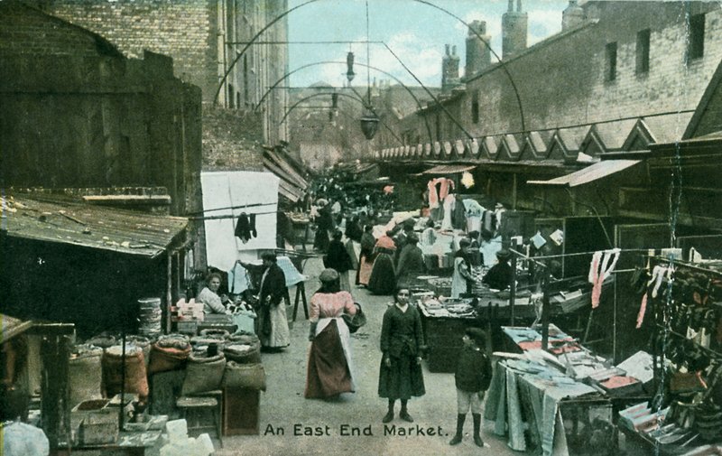 Et East End-marked av English Photographer