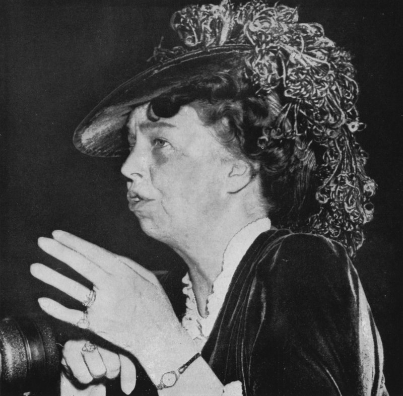 Anna Eleanor Roosevelt, portrett av English Photographer