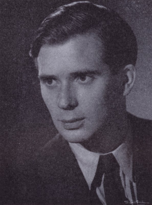 Antony Hopkins (s/hvitt bilde) av English Photographer