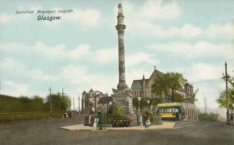 Battle of Langside Monument, Glasgow (fargebilde) av English Photographer