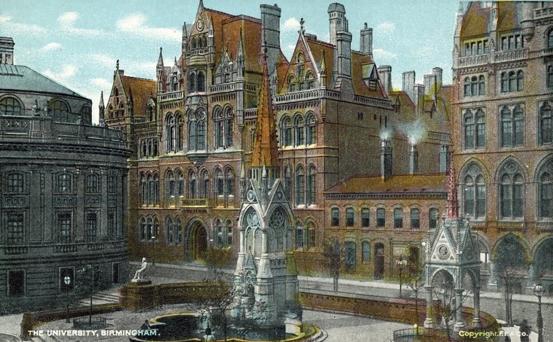 Birmingham University (fargebilde) av English Photographer