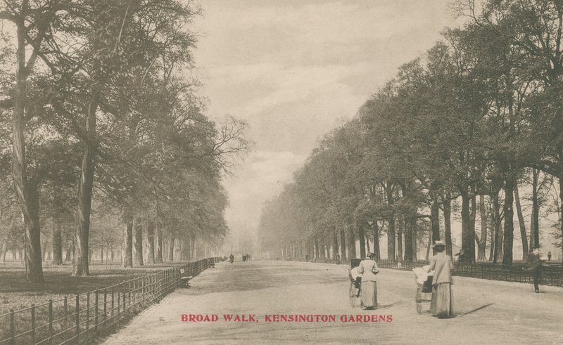 Broad Walk, Kensington Gardens av English Photographer