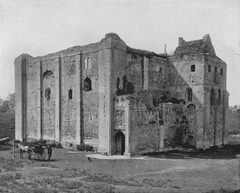 Castle Rising (s/hvitt bilde) av English Photographer
