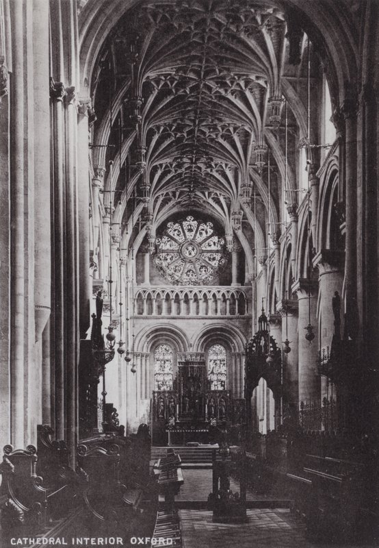 Cathedral Interiør Oxford av English Photographer