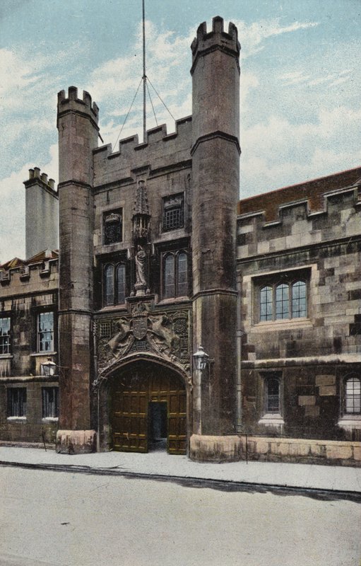 Christs College Gateway av English Photographer
