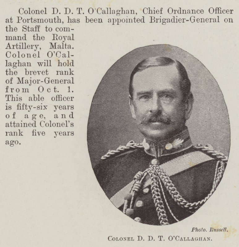 Oberst D D T OCallaghan av English Photographer