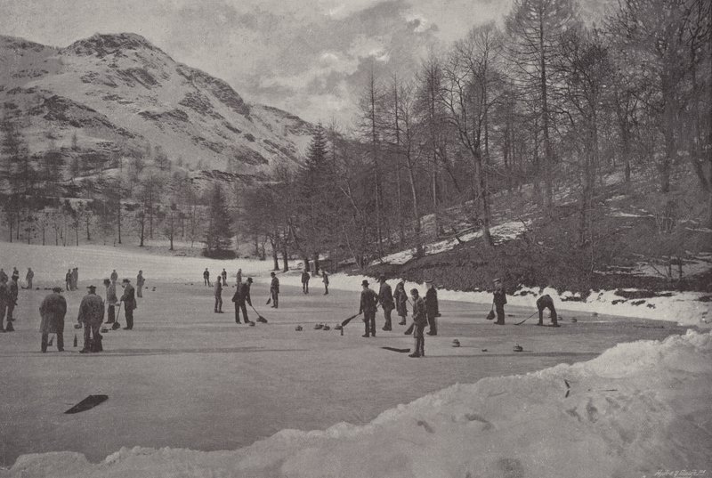 Curling på Birnam av English Photographer