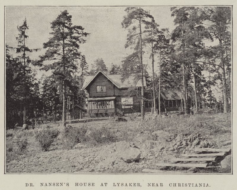 Dr Nansens House at Lysaker, near Christiania av English Photographer