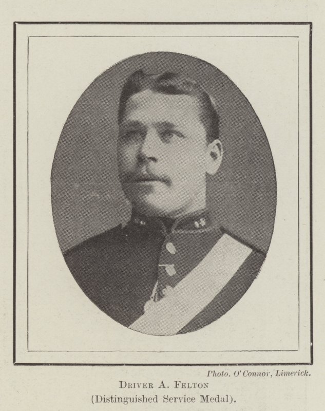 Sjåfør A Felton, Distinguished Service Medal av English Photographer