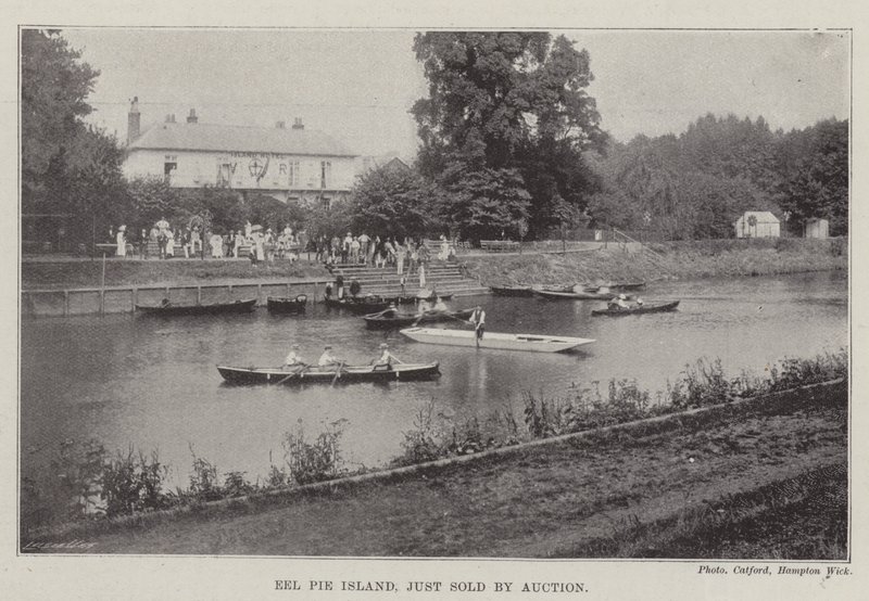 Eel Pie Island, nettopp solgt av auksjon av English Photographer