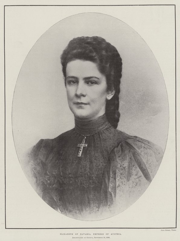 Elizabeth av Bayern, keiserinne av Østerrike av English Photographer
