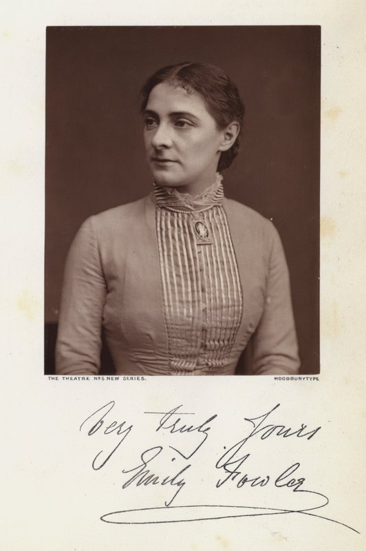 Emily Fowler (s/hvitt bilde) av English Photographer