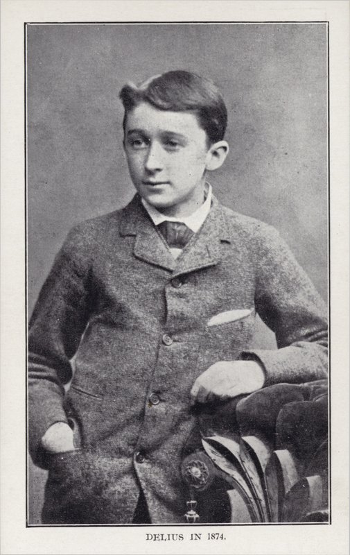 Frederick Delius i 1874 av English Photographer